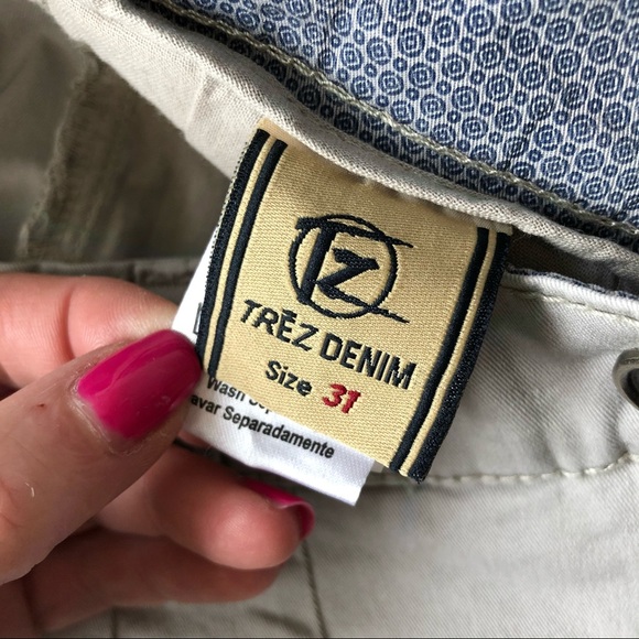 NEW with Tags TREZ Chino Trousers Stretch Garment DyeLanyard - Picture 4 of 8